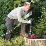 Einhell GC-DP 7835 szennyvízszivattyú (780W, Ø35 mm idegen részecskék, áramlási kapacitás 15.700 L/h, úszó, hordozófogantyú, kábelkötegelő, univerzális csatlakozó)
