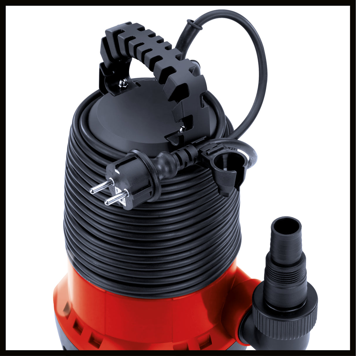 Einhell GC-DP 7835 szennyvízszivattyú (780W, Ø35 mm idegen részecskék, áramlási kapacitás 15.700 L/h, úszó, hordozófogantyú, kábelkötegelő, univerzális csatlakozó)