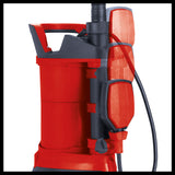 Pompa de apa murdara Einhell GE-DP 6935 ECO (690W, Ø35 mm particule straine, capacitate debit 17.500 l/h, ECO-Power, plutitor, maner de transport