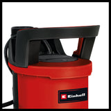 Pompa de apa murdara Einhell GE-DP 6935 ECO (690W, Ø35 mm particule straine, capacitate debit 17.500 l/h, ECO-Power, plutitor, maner de transport