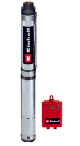 Pompa sumersibila de adancime Einhell GC-DW 1300 N, 1300 W, capacitate maxima de debit 5.000 l/h, adancime maxima de imersie 20 m, sita din otel inoxidabil, inclusiv cablu de 22 m