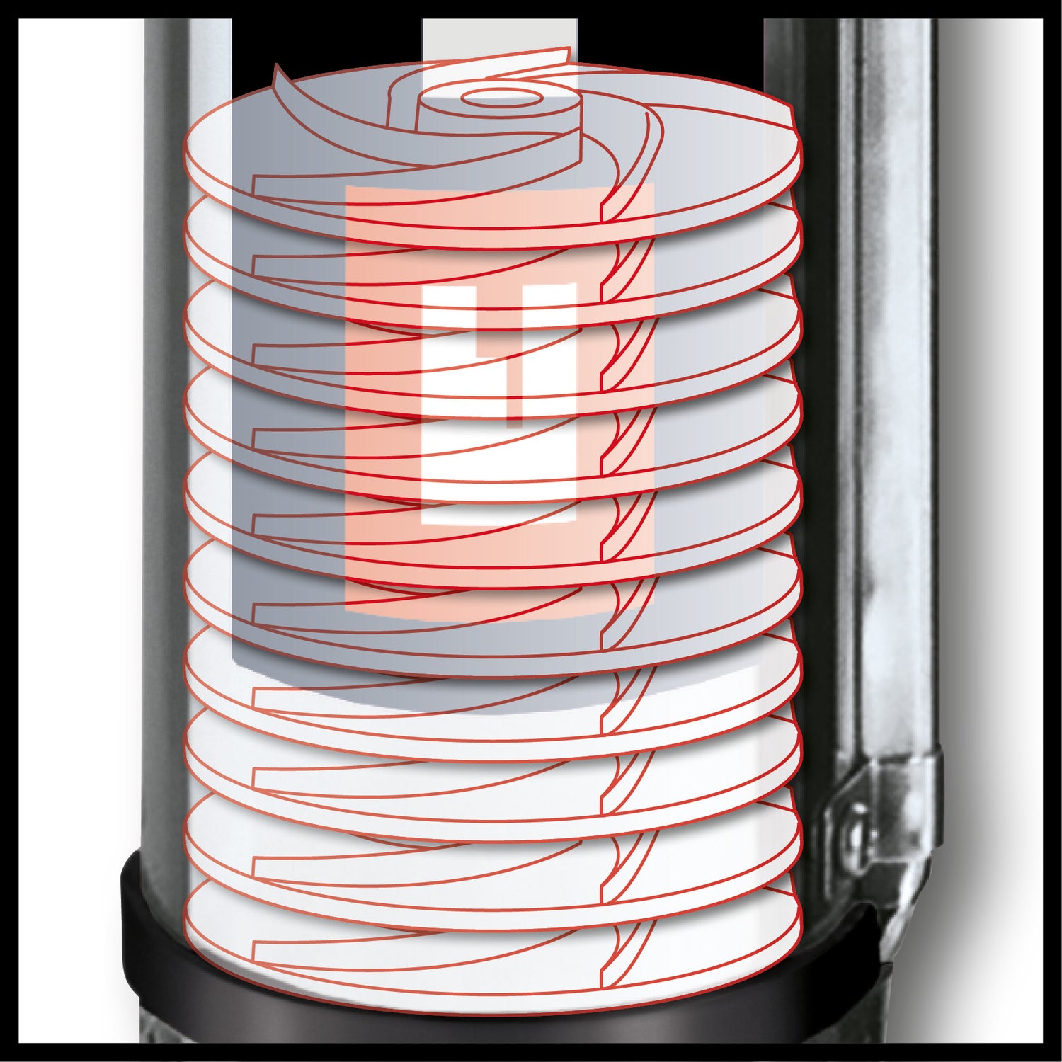 Pompa sumersibila de adancime Einhell GC-DW 1300 N, 1300 W, capacitate maxima de debit 5.000 l/h, adancime maxima de imersie 20 m, sita din otel inoxidabil, inclusiv cablu de 22 m