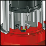 Pompa submersibila de presiune Einhell GC-PP 900 N, 900 W, debit maxim 6.000 l/h, adancime maxima de imersie 7 m, carcasa din otel inoxidabil, plutitor