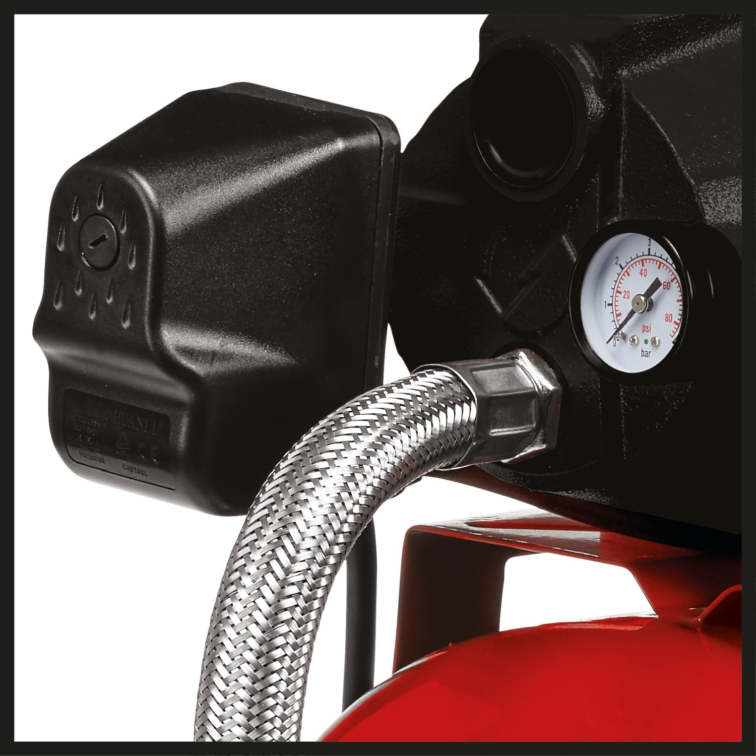 Einhell GC-WW 6036 vízpumpa (600 W, maximális nyomónyomás 4 bar, max. szívómagasság 8 m, 3600 l/h, 20 l-es tartály, nyomásszabályozó, beépített nyomásmérő, vízleeresztő csavar)