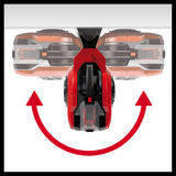 Tambur de furtun pe acumulator Einhell GE-HR 18/30 WH Li-Solo (18 V, infasurare automata a furtunului, rotire la 180°, suport de perete, furtun de conectare de 1,5 m, fara acumulator si furtun