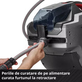 Tambur automat pentru furtun fara fir Einhell GE-HR 18/30-1 WH Li-Solo,18 V, rulare automata furtun, rotire 180°, montare pe perete, furtun conexiune 1.5 m, fara baterie si furtun - imagine 7