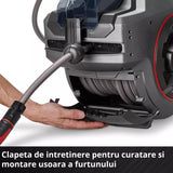 Tambur automat pentru furtun fara fir Einhell GE-HR 18/30-1 WH Li-Solo,18 V, rulare automata furtun, rotire 180°, montare pe perete, furtun conexiune 1.5 m, fara baterie si furtun - imagine 8