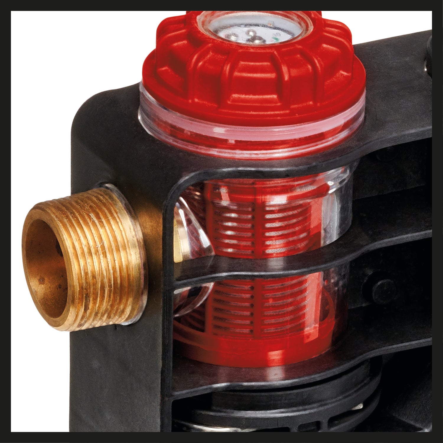 Einhell GE-AW 1042 FS háztartási vízpumpa, 1050 W, víz-/szennyeződés-/szívásjelző, szárazon futás elleni védelem, forrázás-/termosztátvédelem, egyutas szelep