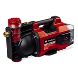Pompa de gradina pe acumulator Einhell AQUINNA 18/30 F LED Power X-Change (18 V, debit max. 3.000 l/h, 2 sloturi pentru baterii, timp de functionare dublu, moduri ECO/BOOST, prefiltru, fara acumulator