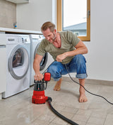 Einhell GC-DP 7035 LL szennyvízbúvárszivattyú, 700 W, sík szívóteljesítmény 1 mm-ig, áramlási sebesség 16 000 l/h, 0,8 bar, merülési mélység 7 m, szennyezett és tiszta vízhez állítható
