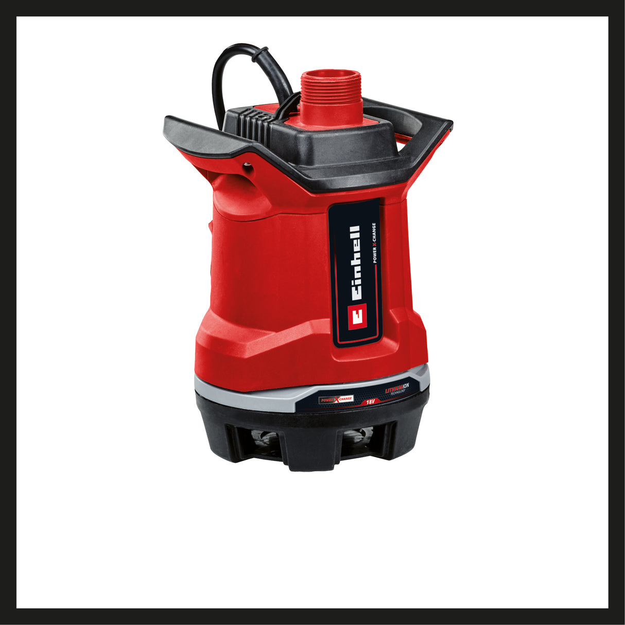 Einhell GE-DP 18/25 Li-Solo Power X-Change akkus szennyvízszivattyú (18 V, áramlási sebesség 7500 l/h, magasság 5 m, ECO és BOOST üzemmód, akkumulátor nélkül)