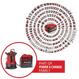 Pompa pe acumulator pentru apa murdara Einhell GE-DP 36/35 LL Li-Solo Power X-Change,36 V, debit 14.000 l/h, inaltime refulare max. 9 m, 2 moduri de functionare, 2-in-1, fara baterie - imagine 3