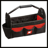 Einhell TE-CD 18/40 Li akkus fúró-csavarozó + TC-AG 18/115 Li Power X-Change akkus sarokcsiszoló, Li-ion, 2x 18 V, 1x 4 Ah akkumulátorral és töltővel, sarokcsiszoló tartozékokkal, bittartóval, táskával