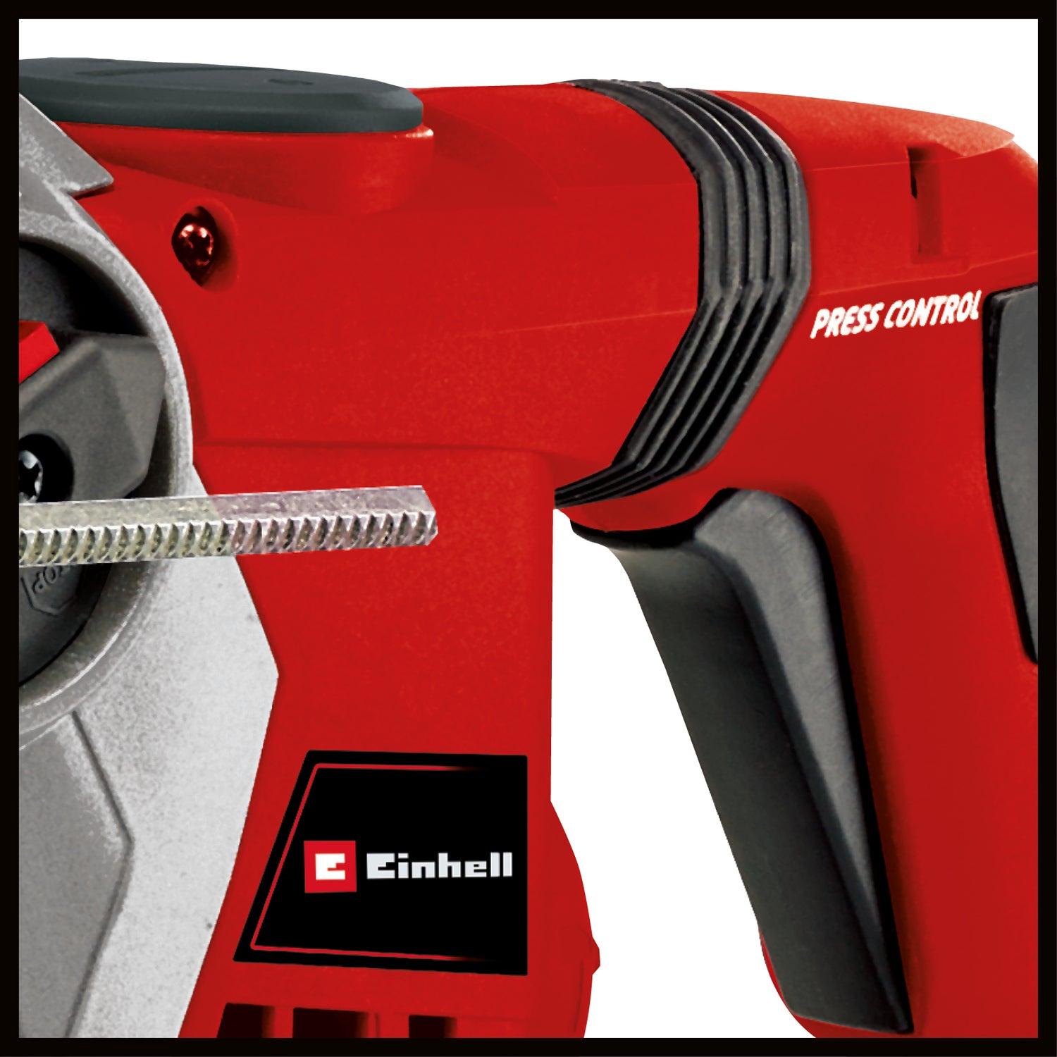 Ciocan rotopercutor Einhell TE-RH 32 4F Kit, 1250 W, 5 Jouli, capacitate de gaurire in beton de 32 mm, SDS Plus, maner antivibratii, incl. cutie electrica, 3 burghie, dalti ascutite si plate