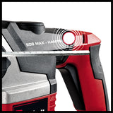 Ciocan rotopercutor Einhell TE-RH 38 3F, 1050 W, forta de impact 9 J, adaptor SDS-max, opritor de adancime de gaurire metalica, capacitate de gaurire 38 mm in beton
