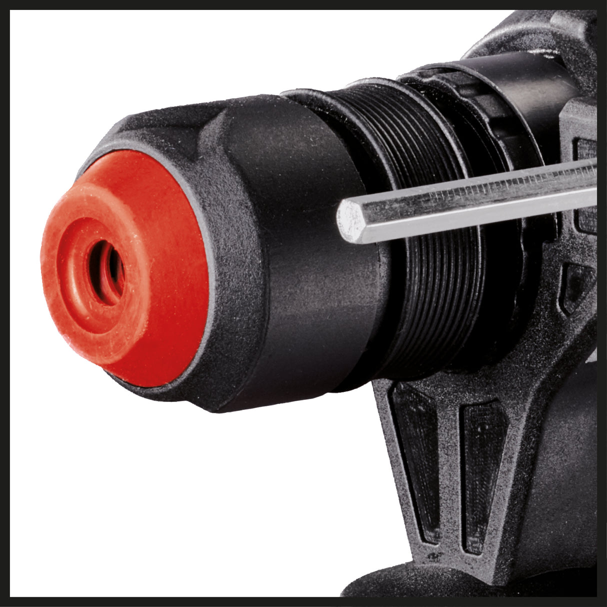 Ciocan rotopercutor Einhell TE-RH 950 5F, 950 W, cutie de viteze cu 2 trepte, rezistenta la impact 3 J, suport SDS Plus, capacitate de gaurire 28 mm in beton, opritor de adancime de gaurire, livrat intr-o cutie