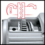 Ciocan rotopercutor Einhell TC-RH 800 4F, 800 W, 2,6 Jouli, gaurire + gaurire cu percutie + daltuire cu/fara fixare, mecanism pneumatic de impact, SDS-Plus, blocare continua, incl. E-box