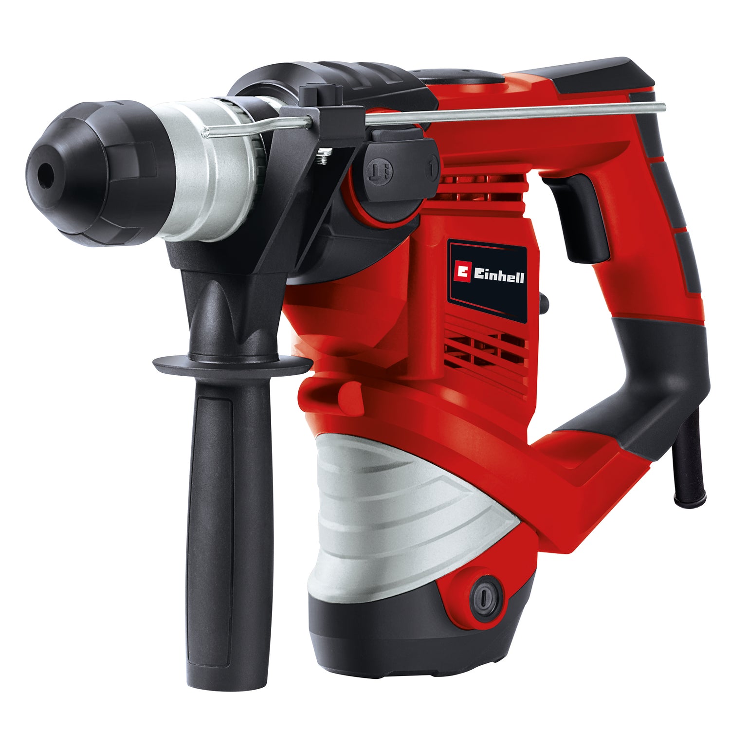 Einhell TC-RH 900 fúrókalapács, 900 W, fúrás, ütvefúrás, vésés vésőzárral, túlterhelés-kuplung, pneumatikus ütőszerkezet, SDS-plus tokmány