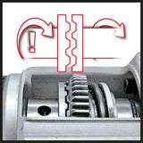 Einhell TC-RH 1600 fúrókalapács, 1600 W, 4 J, fúrás/ütvefúrás/vésés reteszeléssel + anélkül, pneumatikus ütőszerkezet, SDS-plus tokmány, túlterhelés elleni védelem