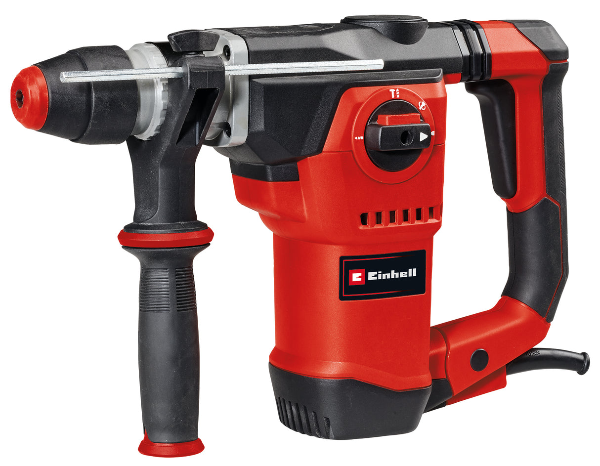 Ciocan rotopercutor Einhell TE-RH 32-1600 4F, 1.600 W, 4,5 J, gaurire/gaurire/daltuire cu percutie cu/fara fixare, mecanism pneumatic de impact, adaptor scule SDS-Plus, incl. geanta practica de depozitare