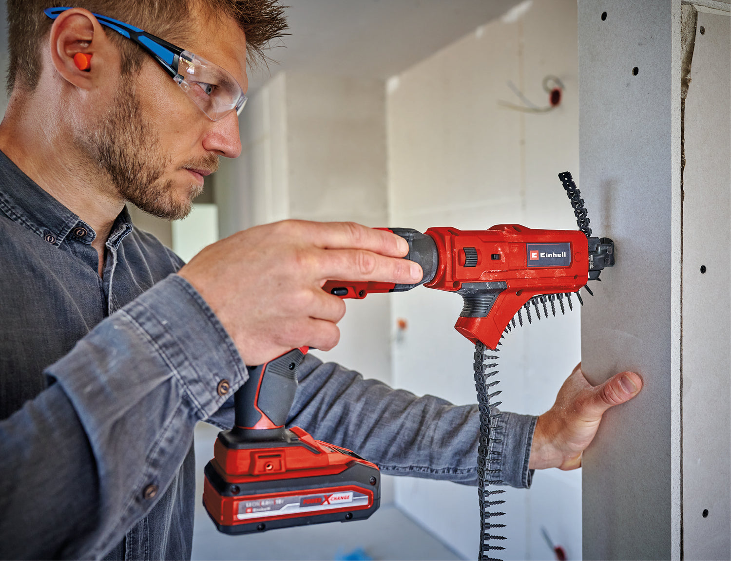 Accesoriu Einhell magazie de surubelnite Einhell pentru gips-carton, pentru suruburi de constructie rapide cu lungimea de 25–55 mm, incl. bit