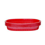 Cos de paine oval, Hendi, Rosu, 6 buc, 275x175x(H)38mm