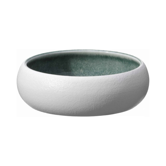 Bol Goro White Green 140 mm, 450 ml Fine Dine