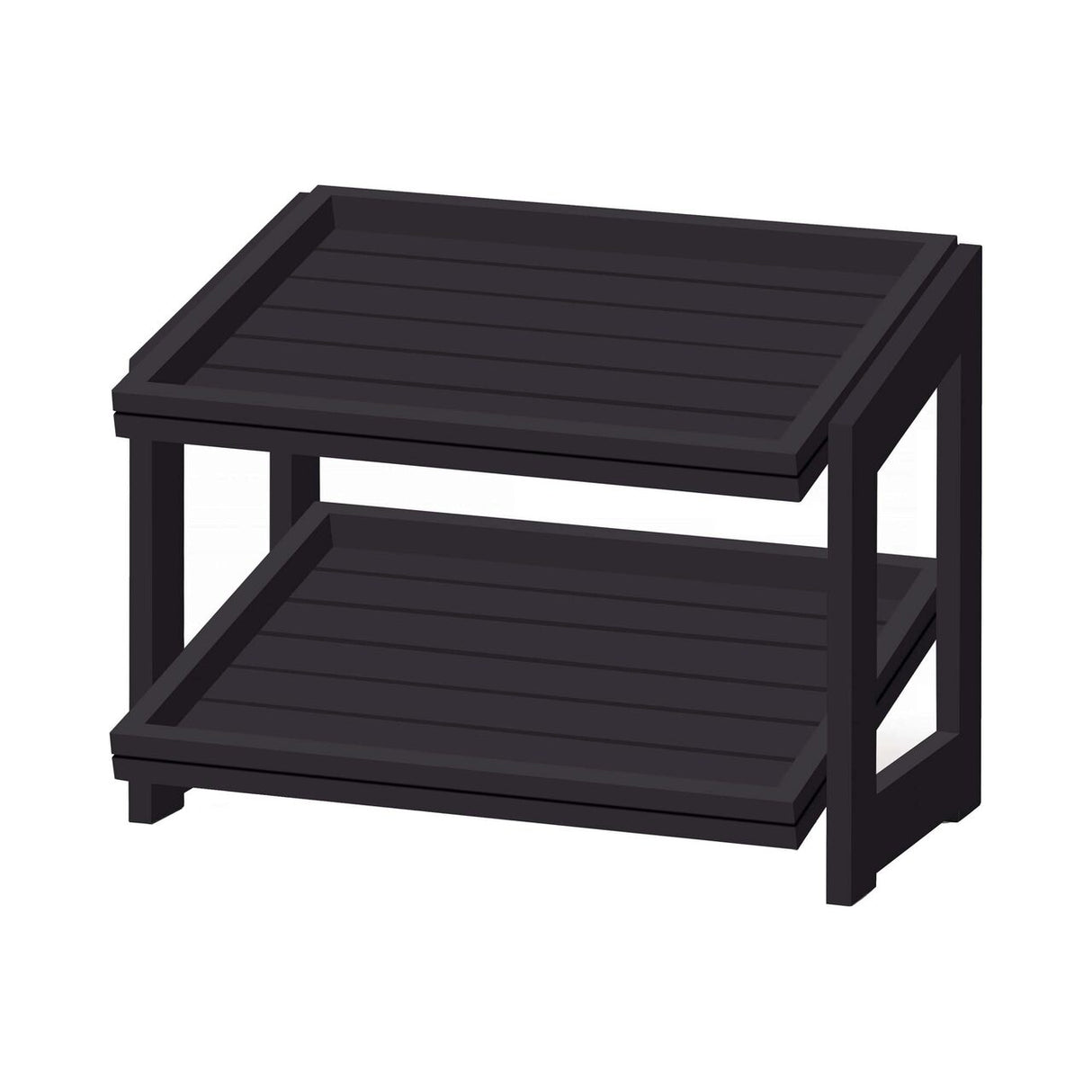 Stand / Suport Madeira Black cu 2 niveluri 574x323x441 mm Fine Dine