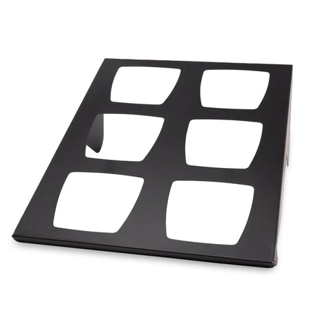 Display Skiatos Black Buffet pentru 6 boluri, 500 x 745 x 330 mm Fine Dine