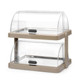 Display racire rolltop bej dublu, cu 4 elemente de racire