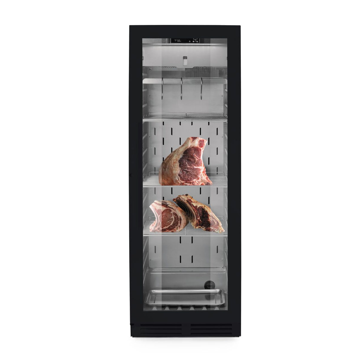 Dulap pentru maturarea carnii - Negru, 352L, 220-240V/170W, 695x760x(H)1720mm