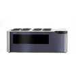 Racitor de vin pentru blat, 2 zone, Arktic, negru, 220-240V/50W, 800x350x(H)293mm