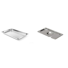 Pachet Tava GN 1/1 40mm 5.3L + Capac GN 1/1 cu fanta
