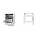 Pachet Masina spalat pahare K40 + Pompa detergent + Suport inox
