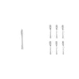 Pachet Set 6 cuțite masă inox + Set 6 furculițe inox