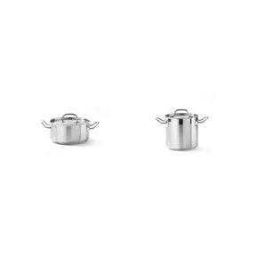 Cratiță capac 4.8L + Oală înaltă capac 6L (200x190mm)