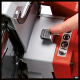 Einhell TC-SM 254 körfűrész, 1900 W, dupla csövű húzófunkció, forgótányér gyorsbeállítással és reteszelő pozíciókkal, lézer, keményfém fűrészlap