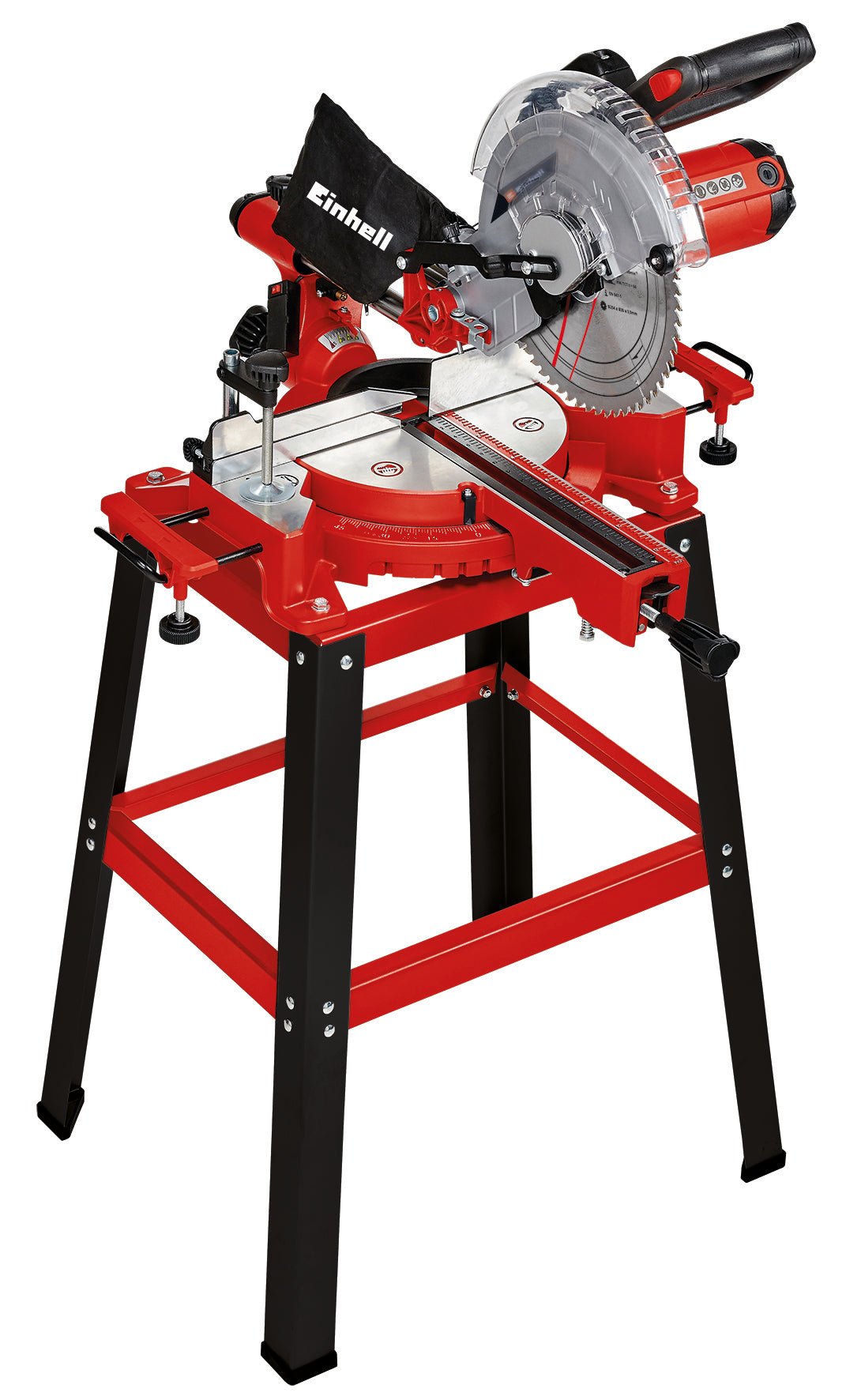 Fierastrau circular Einhell TC-SM 2531/2 U, 1900 W, 4.800 rpm, lama de Fierastrau Ø254 x ø30 mm, laser, cap de Fierastrau rabatabil, incl. lama de Fierastrau HM