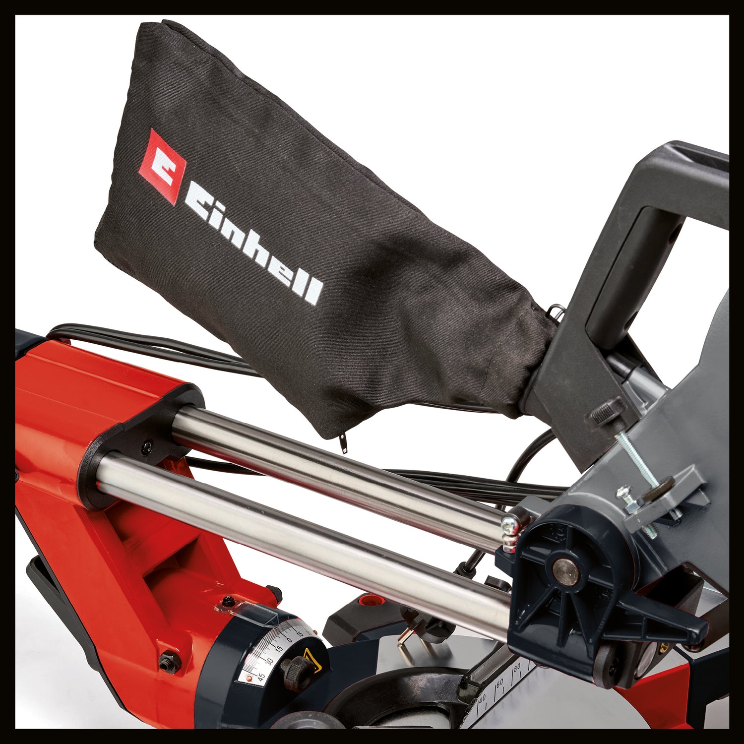 Einhell TE-SM 2534 körfűrész (1800W, 5100 1/perc, maximális vágási szélesség 340mm, maximális vágási magasság 90mm, lágyindítás, HM fűrészlappal együtt)