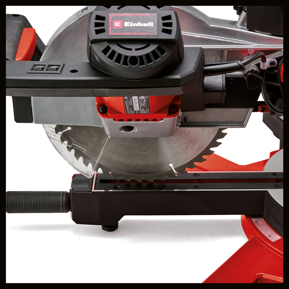 Fierastrau circular cu glisare Einhell TE-SM 2534 (1800W, 5100 1/min, latime maxima de taiere 340mm, inaltime maxima de taiere 90mm, pornire lina, inclusiv lama de Fierastrau HM