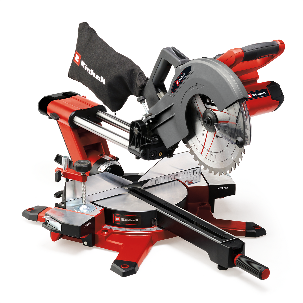 Einhell TE-SM 36/10 L Li-Solo Power X-Change akkus körfűrész (36 V, 254 mm-es fűrészlap, 3800 fordulat/perc, sima siklási funkció, vágóvonallézer, akkumulátor nélkül)