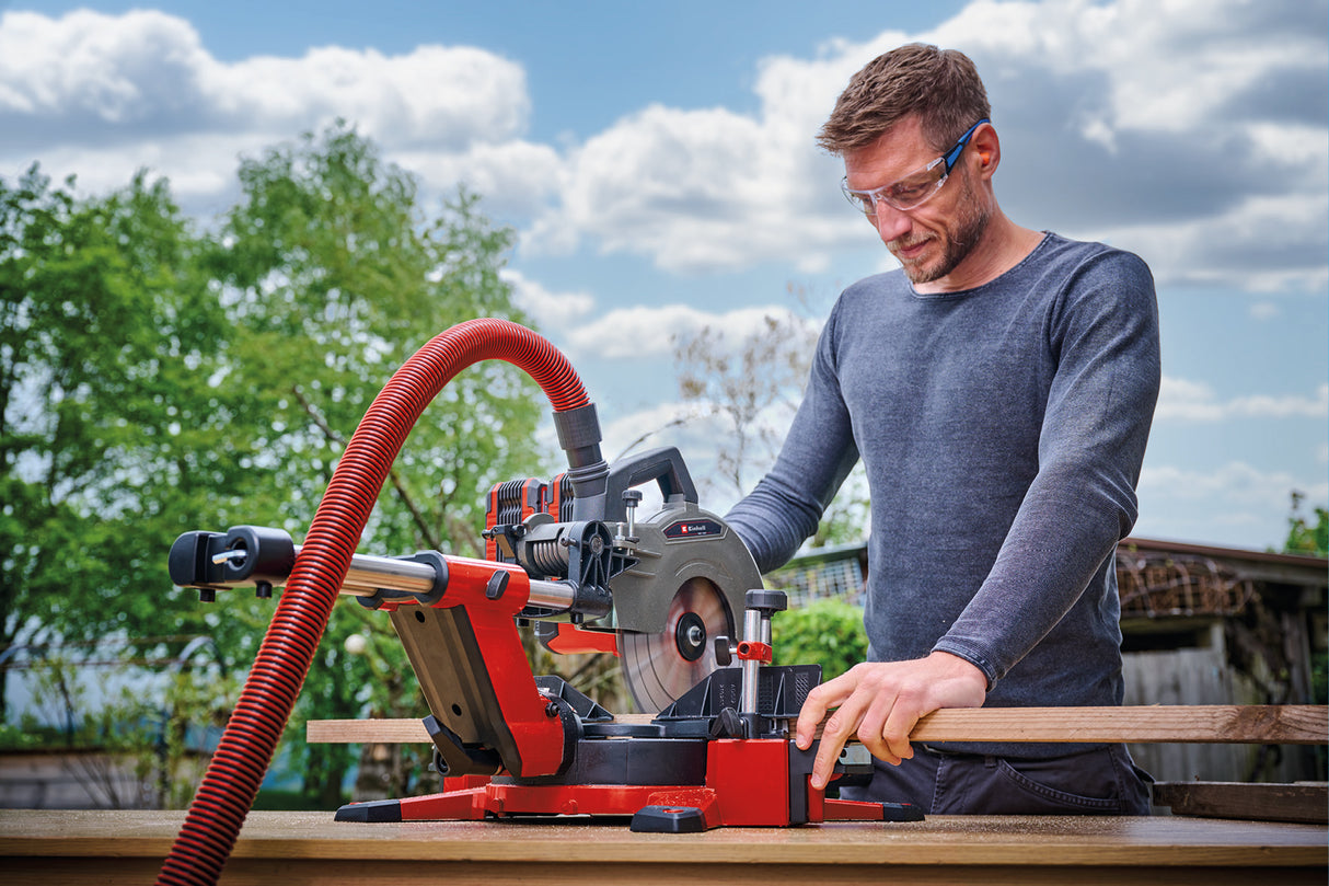 Einhell TE-SM 36/10 L Li-Solo Power X-Change akkus körfűrész (36 V, 254 mm-es fűrészlap, 3800 fordulat/perc, sima siklási funkció, vágóvonallézer, akkumulátor nélkül)