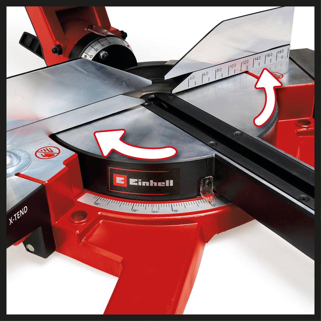 Einhell TE-SM 36/10 L Li-Solo Power X-Change akkus körfűrész (36 V, 254 mm-es fűrészlap, 3800 fordulat/perc, sima siklási funkció, vágóvonallézer, akkumulátor nélkül)