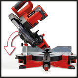 Einhell TE-SM 36/10 L Li-Solo Power X-Change akkus körfűrész (36 V, 254 mm-es fűrészlap, 3800 fordulat/perc, sima siklási funkció, vágóvonallézer, akkumulátor nélkül)
