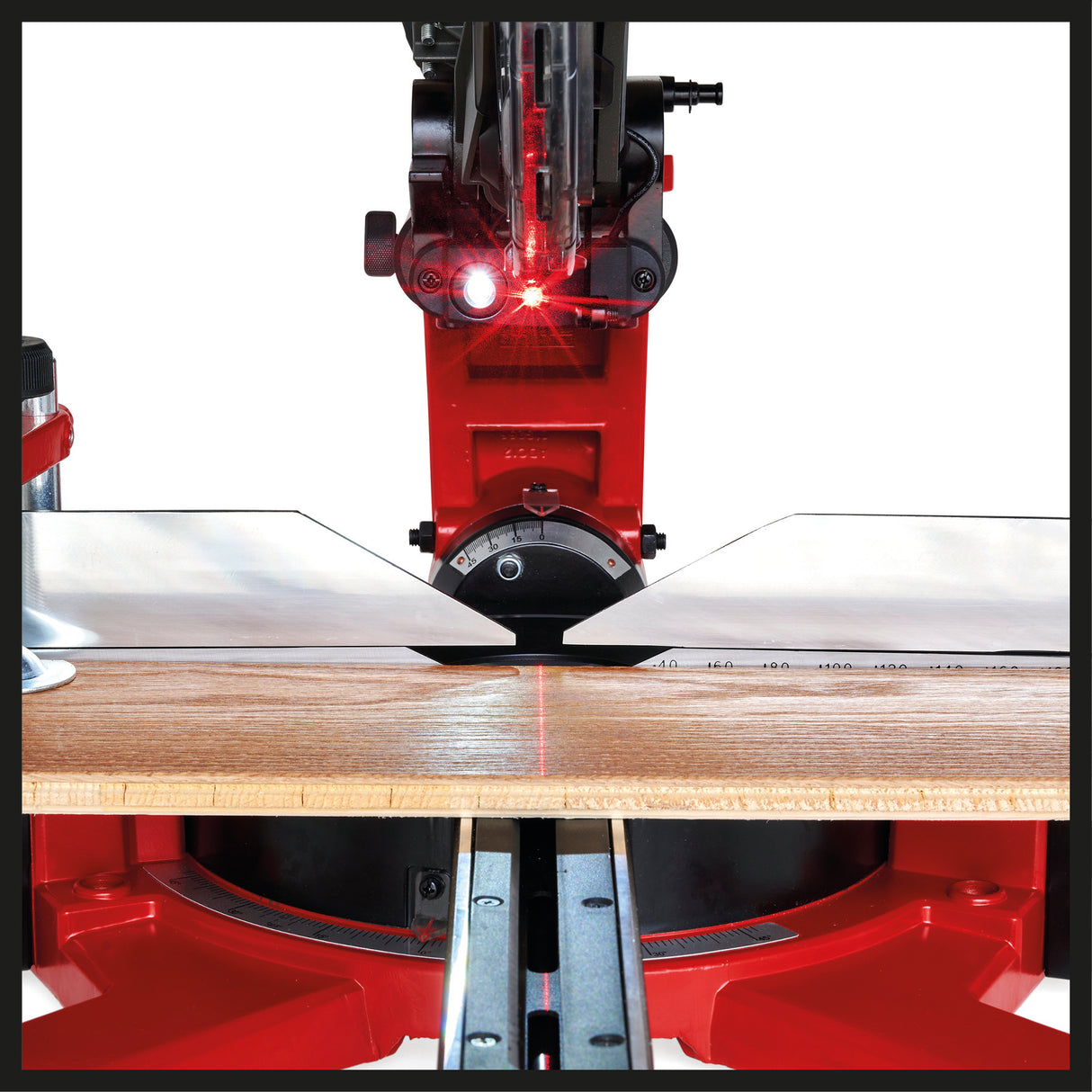 Einhell TE-SM 36/10 L Li-Solo Power X-Change akkus körfűrész (36 V, 254 mm-es fűrészlap, 3800 fordulat/perc, sima siklási funkció, vágóvonallézer, akkumulátor nélkül)