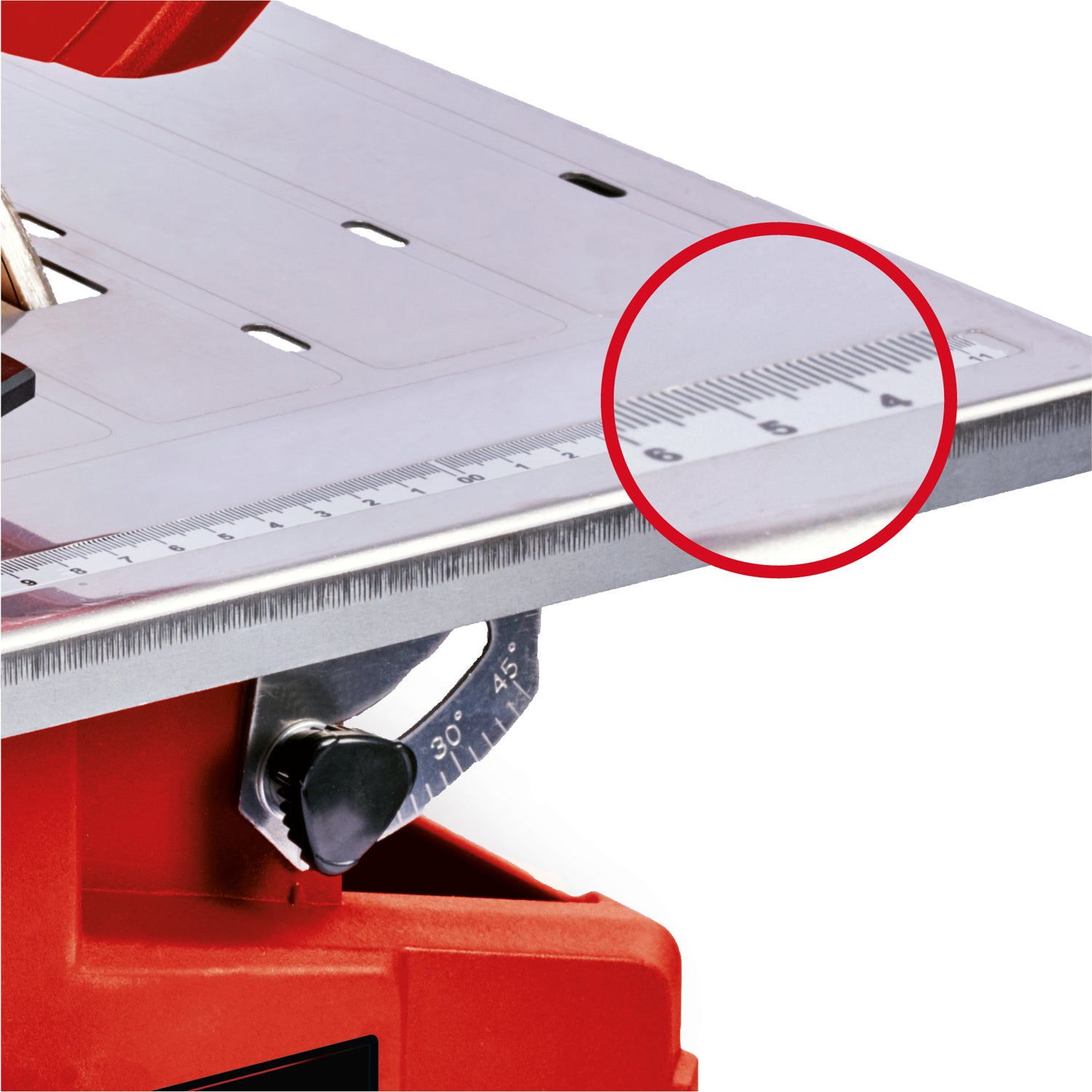 Masina de taiat placi ceramice Einhell TC-TC 800, 800 W, 2950 rpm, masa rabatabila din otel inoxidabil cu scala unghiulara, opritor unghiular reglabil, rezervor de apa, opritor paralel, protectie disc taietor, maner de transport