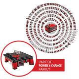 Masina de taiat faianta pe acumulator Einhell TE-TC 18/115 Li-Solo Power X-Change (Li-ion, 18 V, max. 3800 rpm, incl. disc de taiere de 115 mm, furnizata fara acumulator sau incarcator