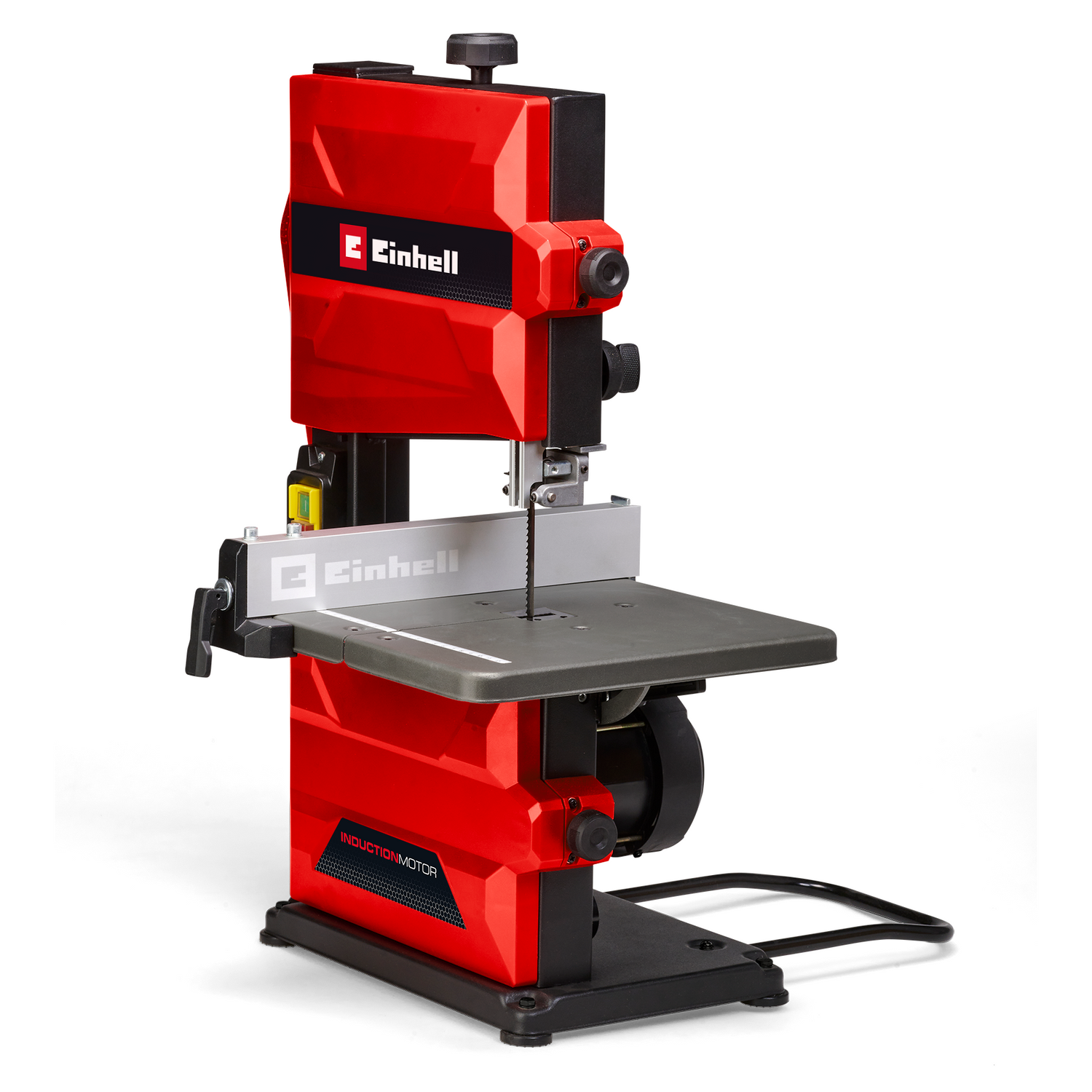 Fierastrau cu banda Einhell TC-SB 200 +, 300 W, schimbare banda fara unelte, opritor paralel, reglare inaltime, ghidaj robust banda Fierastrau, masa rabatabila continuu