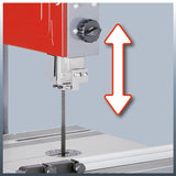 Fierastrau cu banda Einhell TC-SB 305 U, 750W, viteza a lamei de ferastrau 370-800 m/min, inaltime de taiere 170mm, masa de ferastrau inclinabila, opritoare paralele si unghiulare, cadru de baza