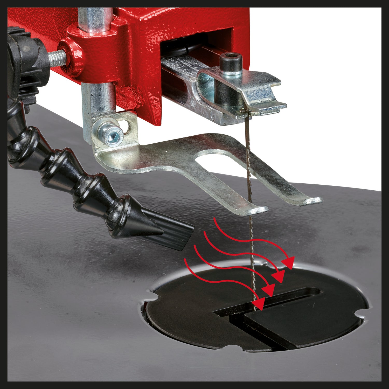 Fierastrau circular Einhell TC-SS 406 E, 120 W, inaltime de taiere 50 mm, masa inclinabila la 47°, viteza variabila, suflanta, incl. 2 lame de Fierastrau